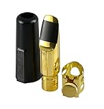 Color: Chapado en oro Otto Link OLM-402-7S - Boquilla para Saxofón alto (tamaño 7, de metal, dorado)