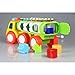 YIXIN 8 Notes Tap-a-tune Glockenspiel Knock Piano Pull Along Train Truck Toy with Shape Sorter for Early Learning for 3 Year Old+ Kids, Color Random Delivery