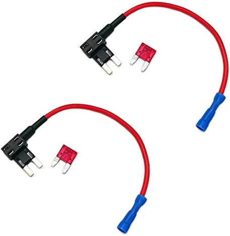 CEN Add a Circuit Mini Piggy Back 10A Blade Fuse Tap Holder 12v 24v Pack of 2