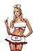 Ostenx Women's Maternity Lingerie Set Weiss& Rot