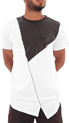 Mens Boys Zip Long Star Hip Hop Tee Shirts Club Wear