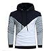 Produktbild LUCKYCAT Herren Herbst Winter Freizeit Sport Cardigan Reißverschluss Retro Zipper Pullover Sweatshirts Tops Jacke Mantel (Grau, EU 54--XXL)