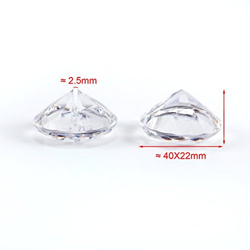 Surepromise 20er Diamant Diamond Kartenhalter Platzkarte Tischkartenhalter Namesschild Hochzeit - 2