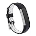 Produktbild Band für Fitbit Versa,BEETEST Mode Silikon Sport Breathable Ersatz Armband Smart Armband Uhr Handgelenk Band Strap für Fitbit Alta HR Smartwatch Schwarz + Weiß
