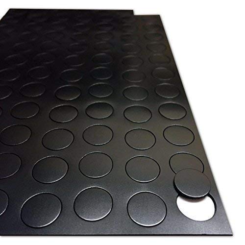 132x puntos Imán autoadhesivos [12,5mm diámetro] [elegir su espesor] Discos de redonda pequeña de grosor Sticky Craft imanes La Tienda de imán para frigorífico, 1.0mm thick