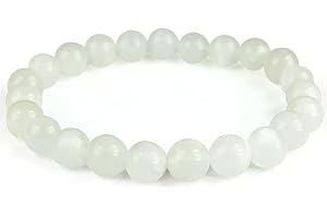 JOYASMINERALES Joyas Minerales Bracelet en Pierres Naturelles 100% Authentiques - Perles Élastiques - Confort et Élégance | Fil Coréen et Écrin à Bijou Inclus