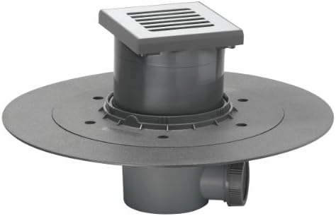 Wirquin 30718095 Floor Drain for Italian-Style Shower with D40 Whirlpool