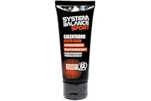 System Balance Sport Crema Calentadora - Centella Asiática, Eucalipto, Árnica, Pimienta Negra y Karité - Prepara los Músculos Antes del Ejercicio - Natural y Vegano - 100 ml