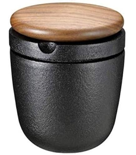 Skeppshult Gewürzmühle Swing M - Gusseisen mit Buchenholzdeckel