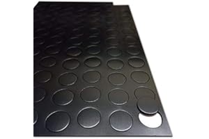 THE MAGNET SHOP TMS Małe magnetyczne kropki do rzemiosła, samoprzylepne, 66 szt., samoprzylepne magnesy tylne, stwórz własne magnesy na lodówkę dla dzieci, notatki lub przypomnienia, okrągłe paski magnetyczne [grubość 1,0 mm]