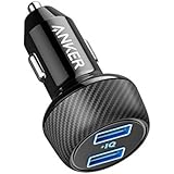 Anker Power Drive 2 Elite Compact 24 W Car Charger Dual Port Car Charger with PowerIQ ™ Technology for Apple, Samsung, Other iOS And Android Smart Phones and Tablets