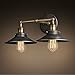 Produktbild Wandmontiert Moderne Vintage Loft Metall Doppel Heads Wandleuchte Retro Messing Wandleuchte Landhausstil E27 Edison Leuchter Leuchten 110V / 220V