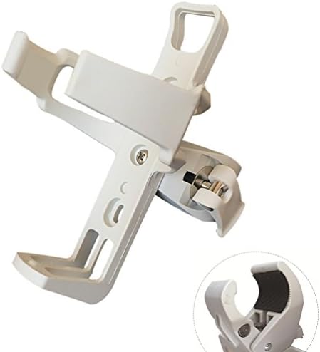 Swesy Adjustable Quick Release Mountain Road Bicycle Bottle Cage Bike Water Bottle Holder Rack (White)