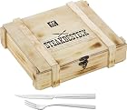 Zwilling 07150-359-0 Steak Besteckset in rustikaler Holzbox, Edelstahl, 12-teilig – Bild 1