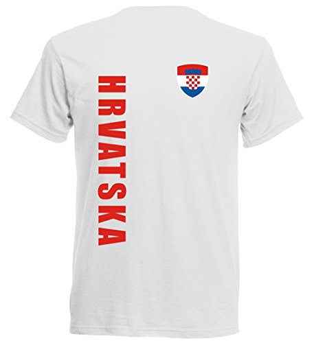 Kroatien BABY – T-Shirt Trikot 92 98 104 116 – EM 2016 – Nr. 10- weiss (92)