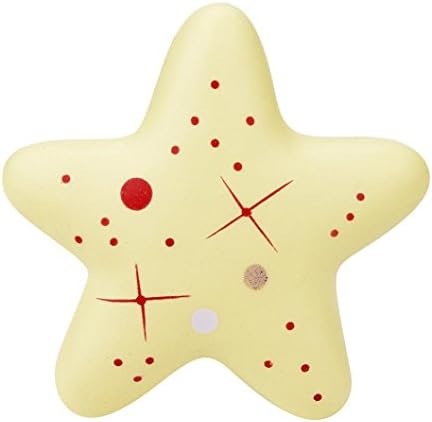 Hmeng 11cm Exquisite Fun Galaxy Star fish Squishy Slow Rising Kids Stress Reliver Soft Toys (Yellow)