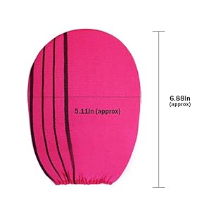 Best Body Wash Glove 2pack x 2 (4P) - Woman Exfoliating Shower Towel (Cherry Pink) Cleansing Beauty Skin Washcloths of… - Image 3