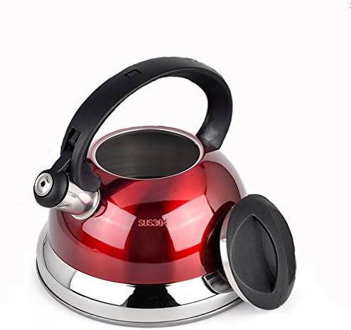Whistling Gas Range Kettle Stainless Steel Kettle with Heat Resistant Handle The gland keeps water and tea warm For induction cooker Gas stoves