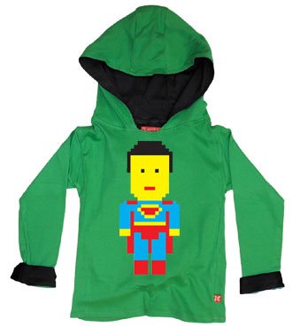 Lego Superman Hoody - Green 5 - 6 Yrs