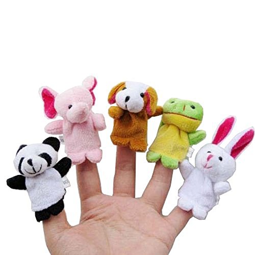 Denshine 10 Stück Fingerpuppen Fingertiere Handkasperletheater Puppets … - 2