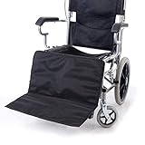 QEES Wheelchair Leg Rest Pad, Heavy Duty Thicken Wheelchair Footrest Extender, Comfortable Wheelchair Low Profile Leg Support New