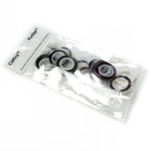 KurtzyTM 12er Set Nagellack 10ml Metallisch Glitzer Modisch Nagelkunst - 5