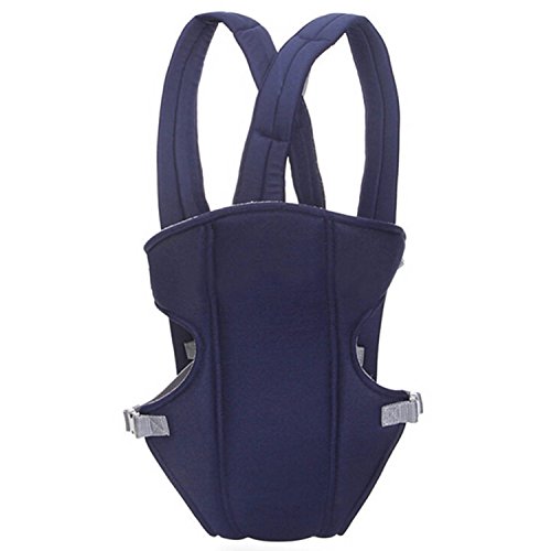 Liying® Infant Newborn Baby Padded Comfortable Carrier 3 in one Position Adjustable Ergonomic Backpack Sling Wrap (Dark Blue)