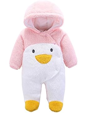 BOZEVON Unisex Baby Kleinkind Overall Strampler Cartoon Onesies Strampelanzug mit Kapuze Mädchen & Jungen Jumpsuit...