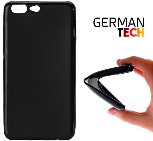 Leagoo T5 Cover Gel Flexible, TPU Case made of Silicone, protects and adapts flawlessly to your Smartphone, with our exclusive designs German Tech® - Black.