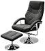 Produktbild Robas Lund, Sessel, Relaxsessel,  Florida, schwarz/verchromt, 64006CS7