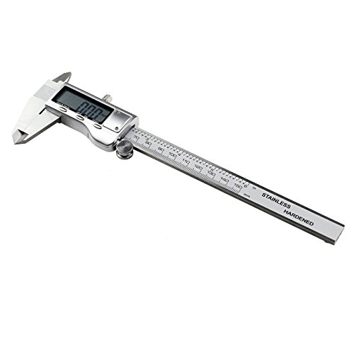 QMQ Hochpräzise Wassergeschützter Messschieber aus Edelstahl zu messende Länge 150mm (6”) mit Digitalanzeige