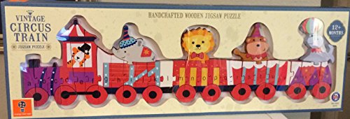 Orange Tree Toys : Vintage Wooden Circus Train Alphabet Jigsaw Puzzle