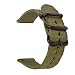 Produktbild Mamum Überzug Schnalle Schwarzer Knopf Doppelschnalle Nylonband Ersatz für Apple Watch Serie 1/2/3/4 38mm / 40mm (Armeegrün)