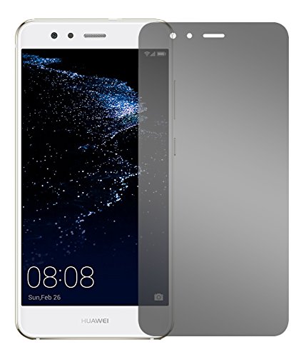 Slabo Blickschutzfolie für Huawei P10 Lite Sichtschutz Displayschutzfolie (verkleinerte Folien, aufgrund der Wölbung des Displays) "View Protection" Schwarz - privacy MADE IN GERMANY