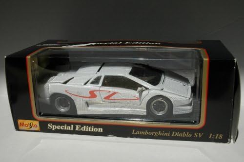 Maisto Special Edition 1:18th Scale Lamborghini Diablo SV (White)