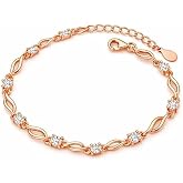 Nilu's Collection Glam up Your Look with Stylish 925 Silver-Plated Copper Bracelet for Women and Girls
