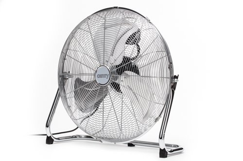 VENTILATOR WINDMACHINE 50cm Luftkühler Klimagerät Ventilator in Chrom Tischventilator 120W 3 verschiedene Geschwindigkeitsstufen STANDVENTILATOR Vollmetall - 7