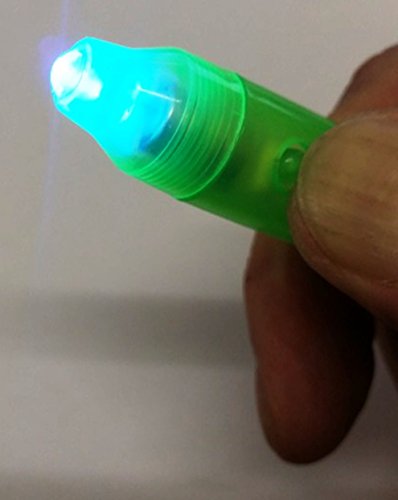 15 Stück Geheimstifte, mit UV Licht, Unsichtbar Schreiben, Geheime Nachrichten, Geheim Stift - 5