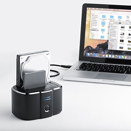 USB 3.0 Offline Klon DockingStation SATA 6Gb inkl. UASP-Unterstützung | für SATA-I, II, III (1,5/3/6 Gb/s) HDD/SSD mit Offline Klon-Funktion - 4