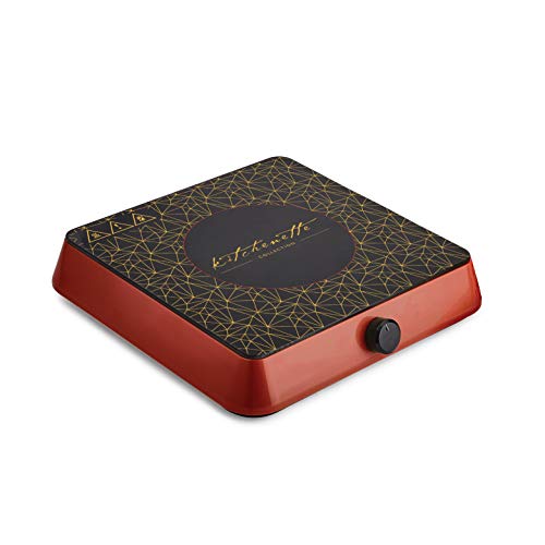 Cello Blazing Blaze-600B 1600-Watt Induction Cooktop (Black and Red)