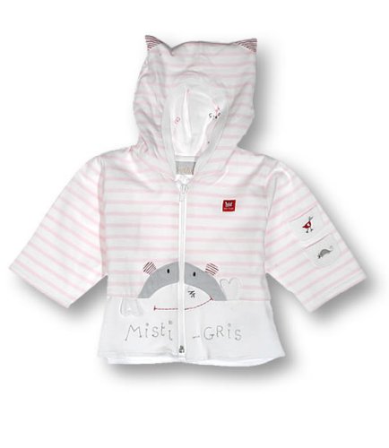 Berlingot Misti Gris Jacket with hood, Jackets, Baby girl, 0-1 months