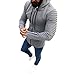 Produktbild Btruely Pullover Herren Hoodie Slim Fit Outwear Freizeit Mantel Männer Sweatshirt Winter Langarmshirt Hooded Jacke Kapuzenpullover
