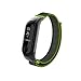 Produktbild BZLine® Ersatz Bands für XiaoMi 3, XiaoMi Band Armband Ersatz Armband Smart Band Zubehör für MI Band 3 Armband (kein Tracker) (Dunkelgrün)