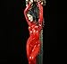 Produktbild Unbekannt Nemesis Now Erotik-Kerzenständer, Modell Frau in roter Latex-Catsuit