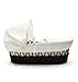 Kinder Valley Wicker Moses Basket (Vanilla Waffle Dark)