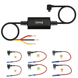 70mai Hardwire Cable Kit for 24 Hour Parking Monitoring with 6 Pcs Fuse Tap Adapters for Safe Installation (2 Pcs Each of Low Profile Mini, Mini & Micro2)