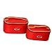 Kuber Industries™ Bridal Vanty box,Cosmetic Organiser,Make Up Kit,Multi Purpose Kit Set of 2 Pcs Red (KI19632) RS.999.00