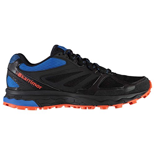 Karrimor Mens Tempo 5 Trail Running Shoes Lace Up Lightweight Mesh Upper Black/Blue UK 10 (44)