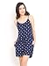 Trend Arrest Blue Polka Printed Playsuit RS.899.00