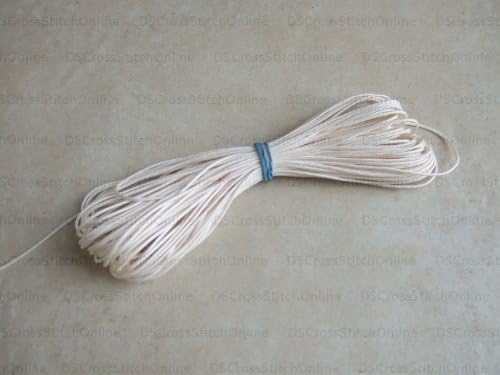 20 Metres Cream Roman Blind Cord 1.2mm Festoon Camping Craft by BlindCord